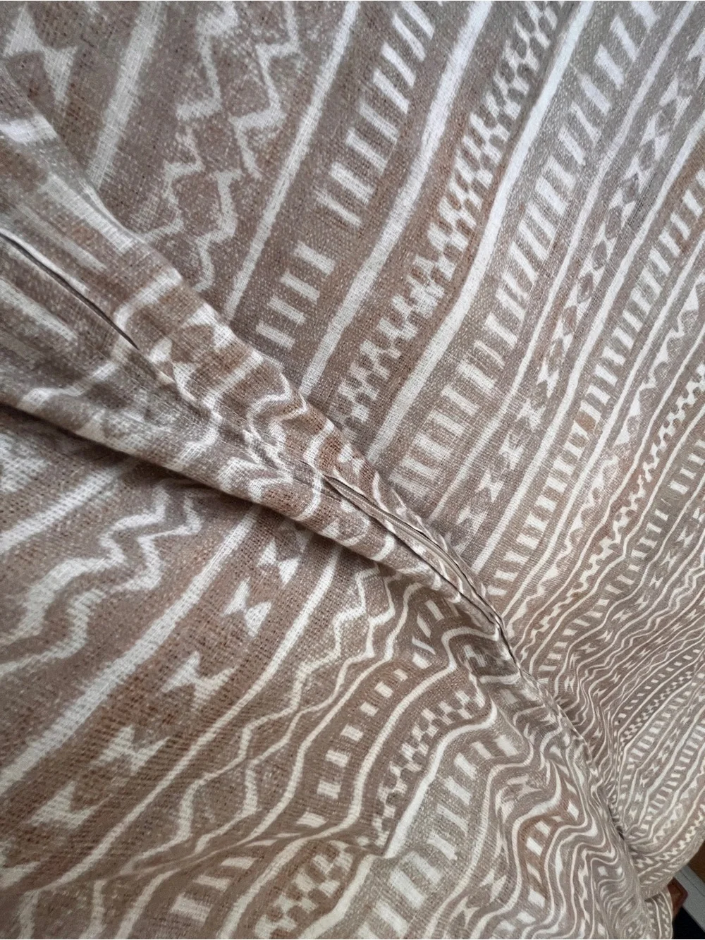 Shorewood Printed KING Duvet Cover from pottery barn