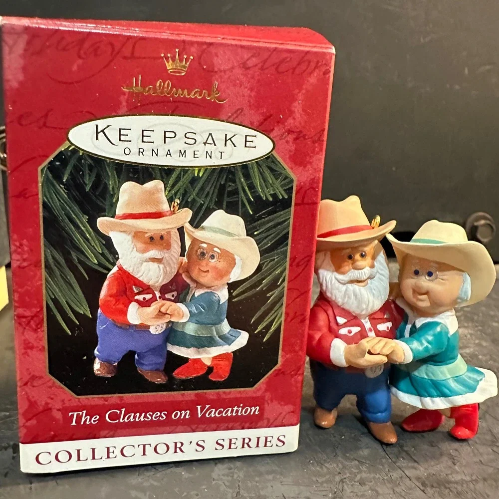 Hallmark Keepsake Ornament # 3 The Clauses‎ on Vacation Collectors Series