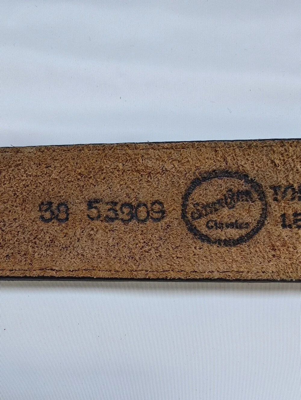 Silver Creek Vintage 1995 Tooled Leather Western Belt Brown Silver Buckle 38
