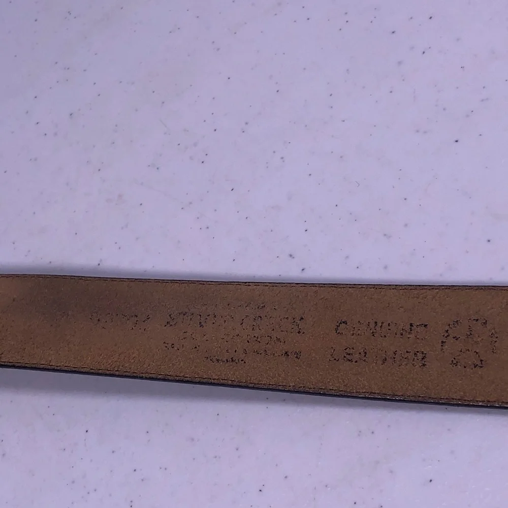 SILVER Creek Leather Belt