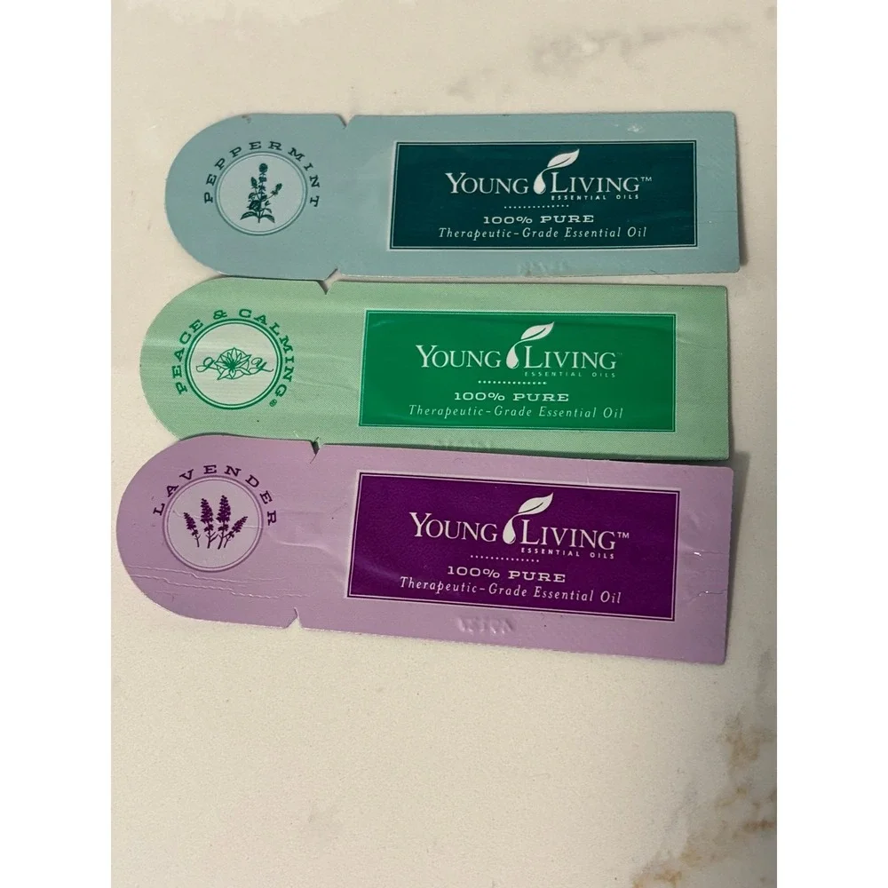 Young Living AromaGlide Roller Fitments 2 Rollers 1 Cap 3 Essential Oil Samples