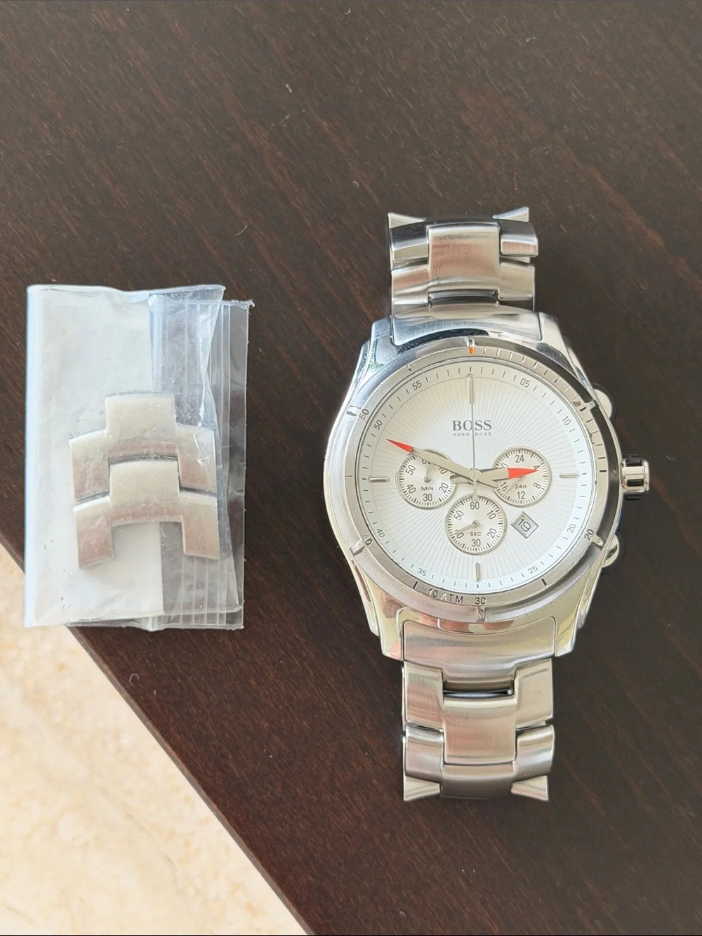 Hugo BOSS Men’s Watch All Stainless Steel Like New!
