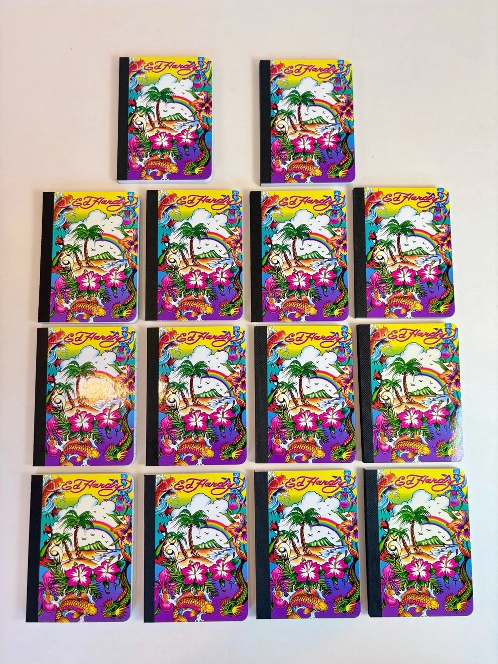 Ed Hardy Lisa Frank Mini Composition Notebook Lot of 14 New Unused
