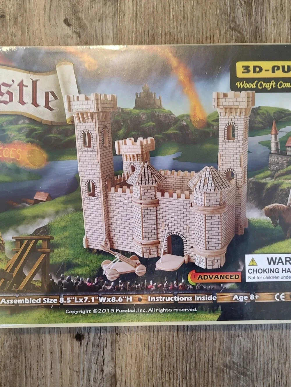 Puzzle 3D Wood Puzzle Castle Kit