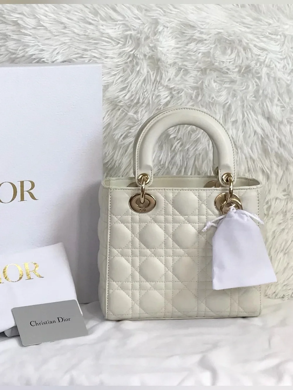 Sold✅✅ Lady Dior MydiorAbc Cannages Bag Small