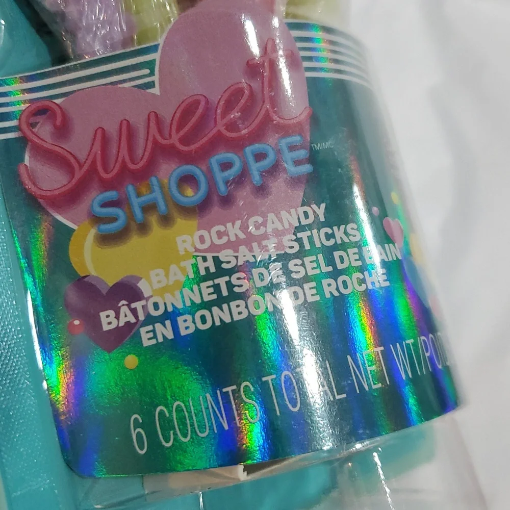 Rock Candy 6piece bath‎ salt sticks new