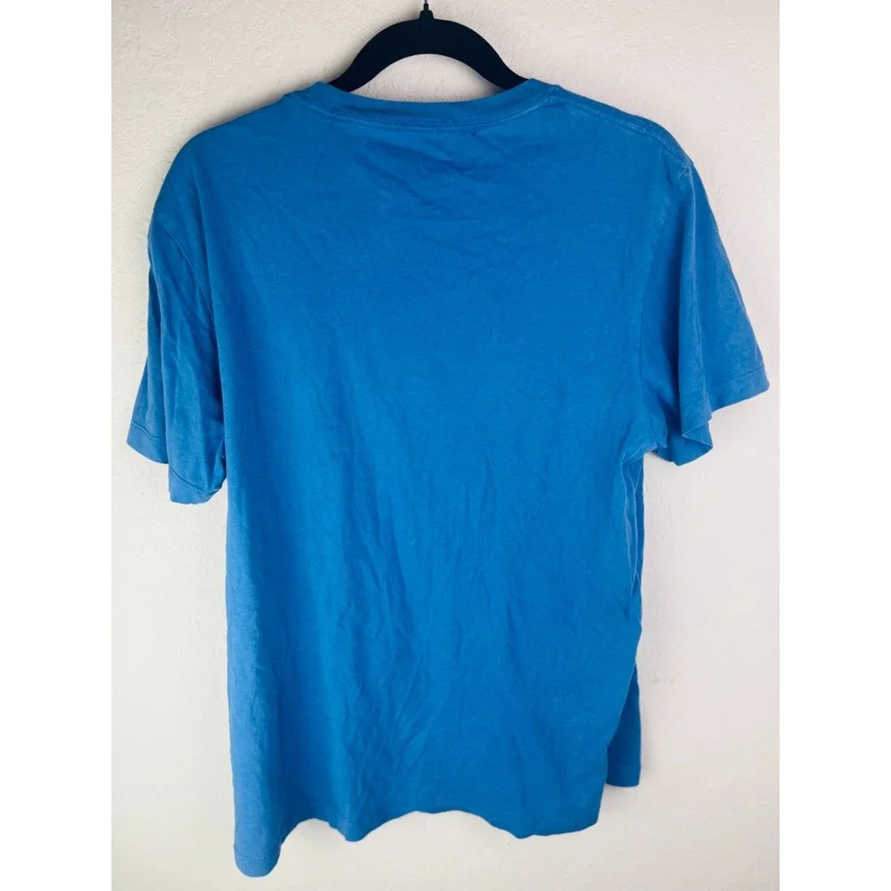 True Religion Half Buddha Horseshoe T Shirt‎ Sz M Federal Blue Crew Rare LE