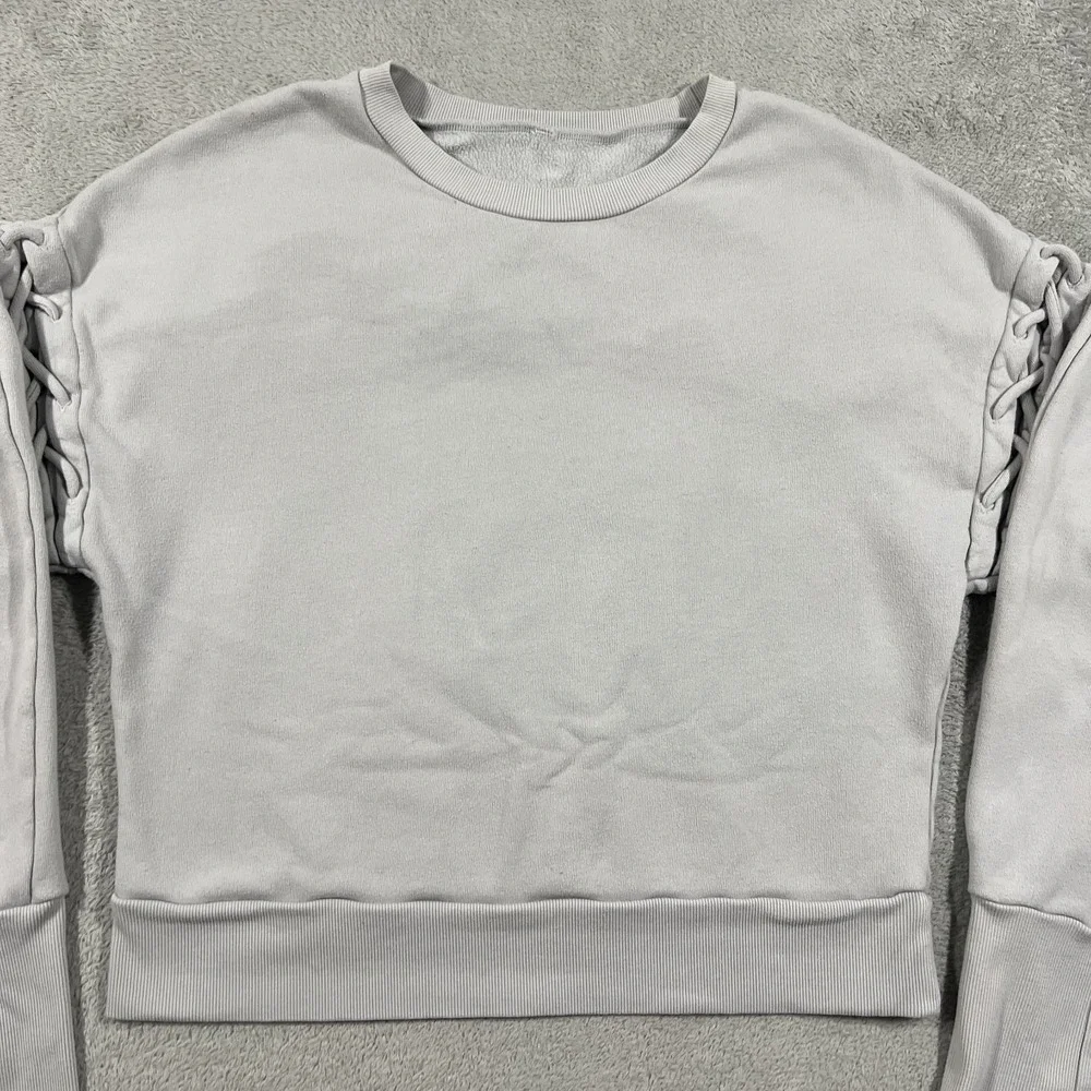 Alo Yoga Sweatshirt Womens Medium Gray Pullover Fleece