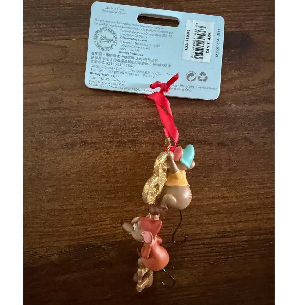Disney Sketchbook 2015 JAQ and GUS from Cinderella Ornament NWT