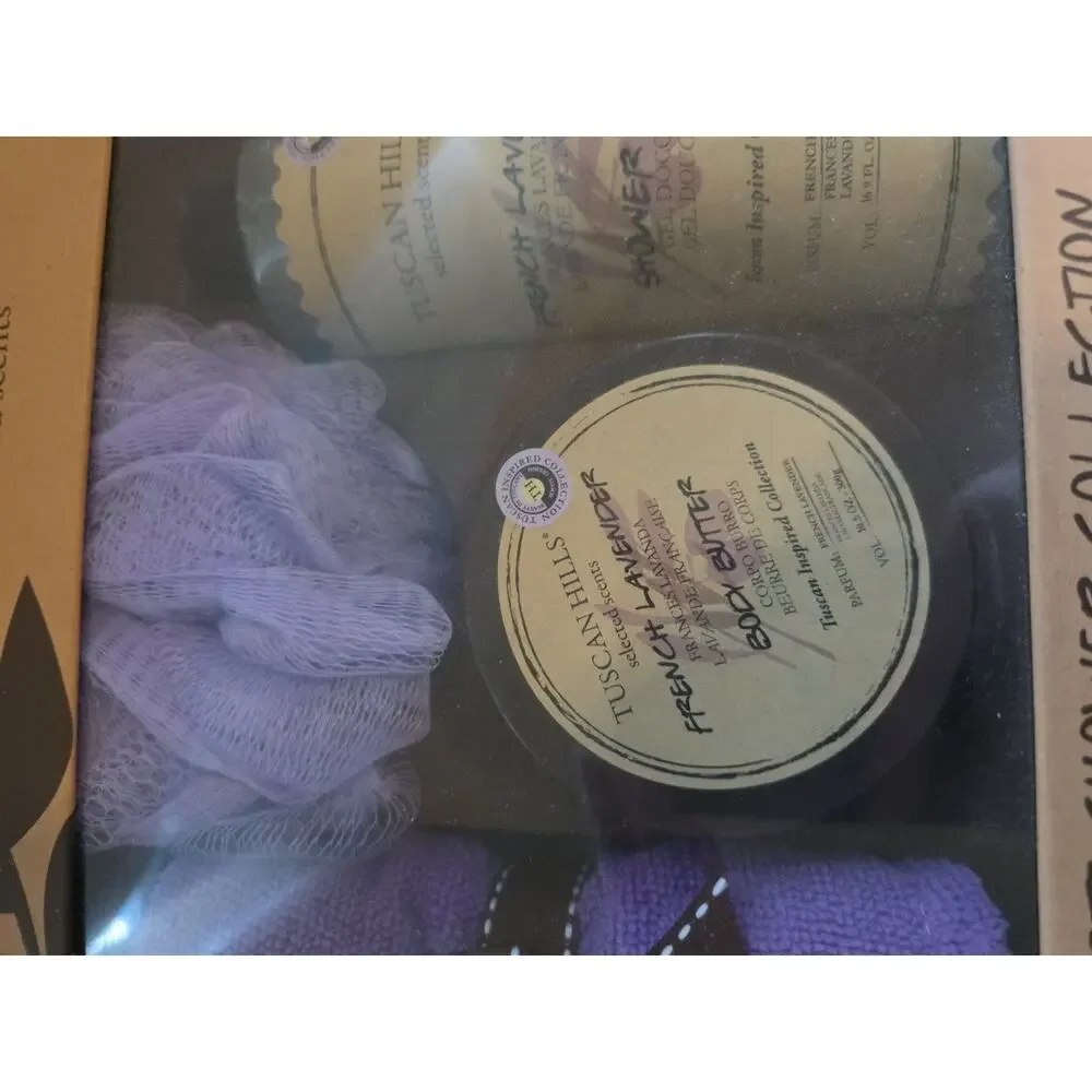 Tuscan Hills 5 Piece Aromatherapy Complete Shower Collection 27 oz Fl USA Seller