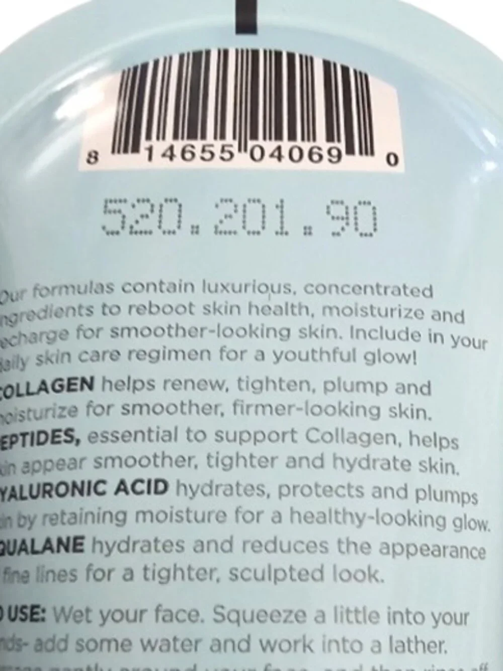 Global Beauty Care Smooth & Lift Collagen Facial Cleanser Skincare (Pack of 2)