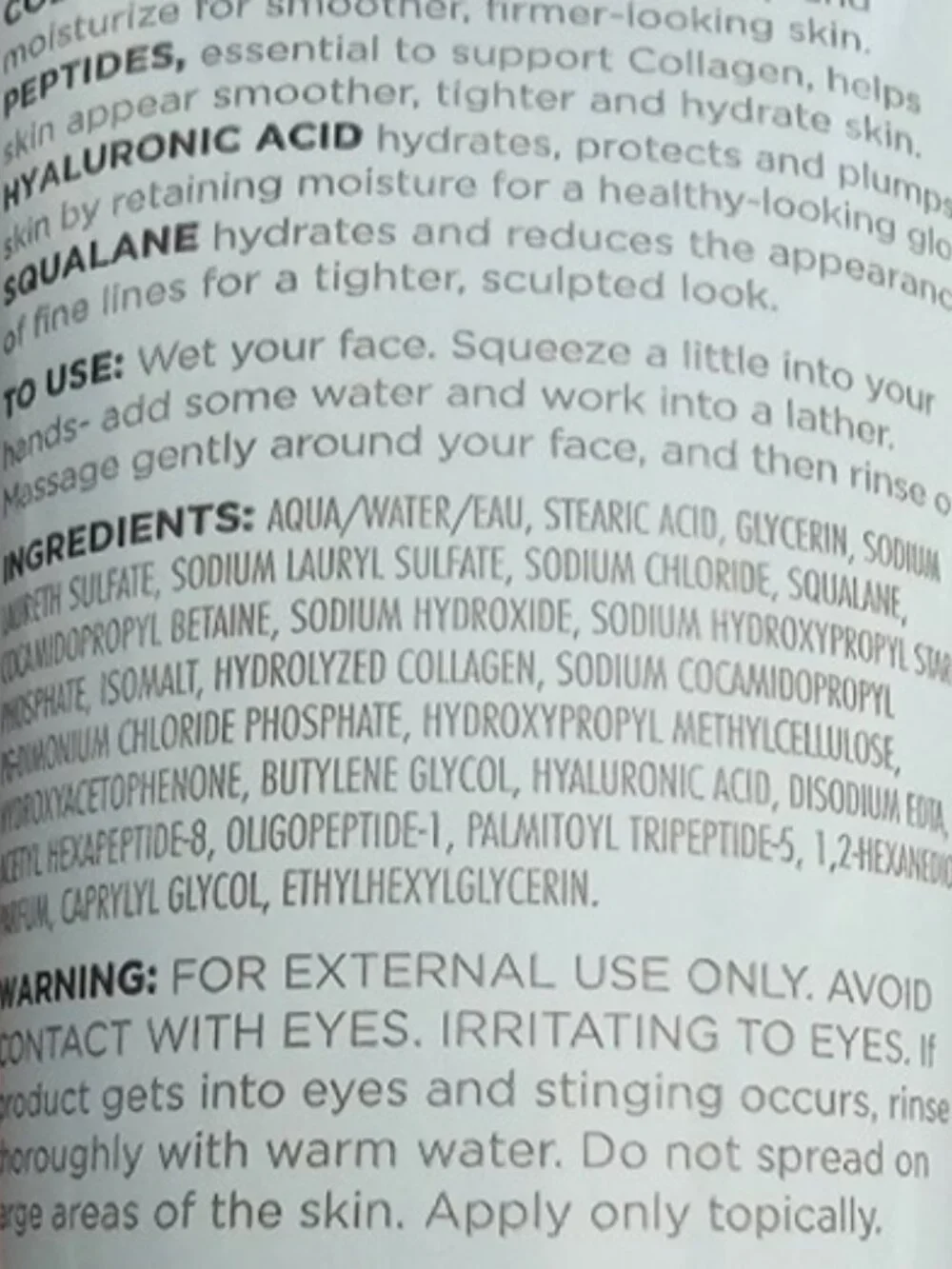 Global Beauty Care Smooth & Lift Collagen Facial Cleanser Skincare (Pack of 2)