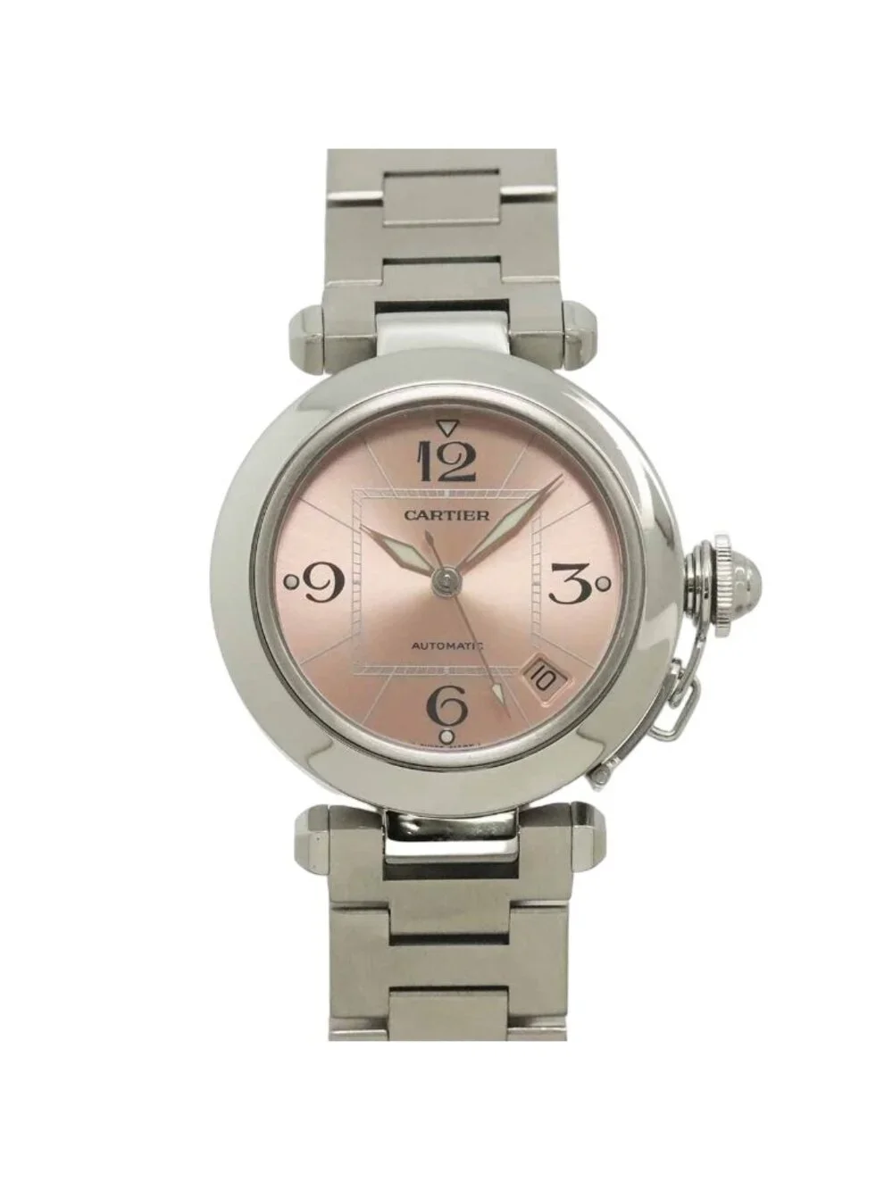 Cartier Pasha C Boys' Watch Date Pink Automatic