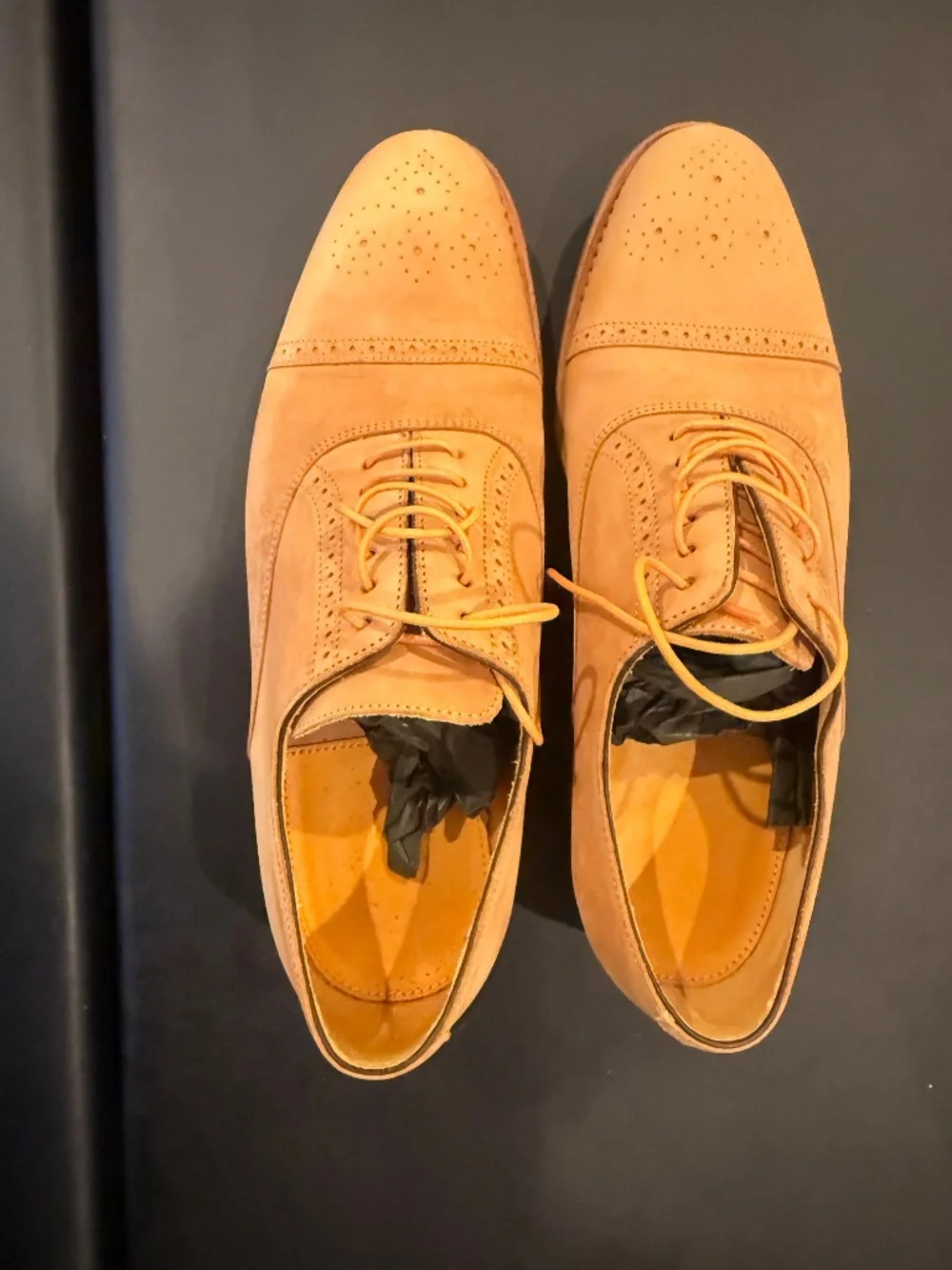 Paul Smith Nubuck Bertie Oxford Brogues. EU 38. Very Light Wear.