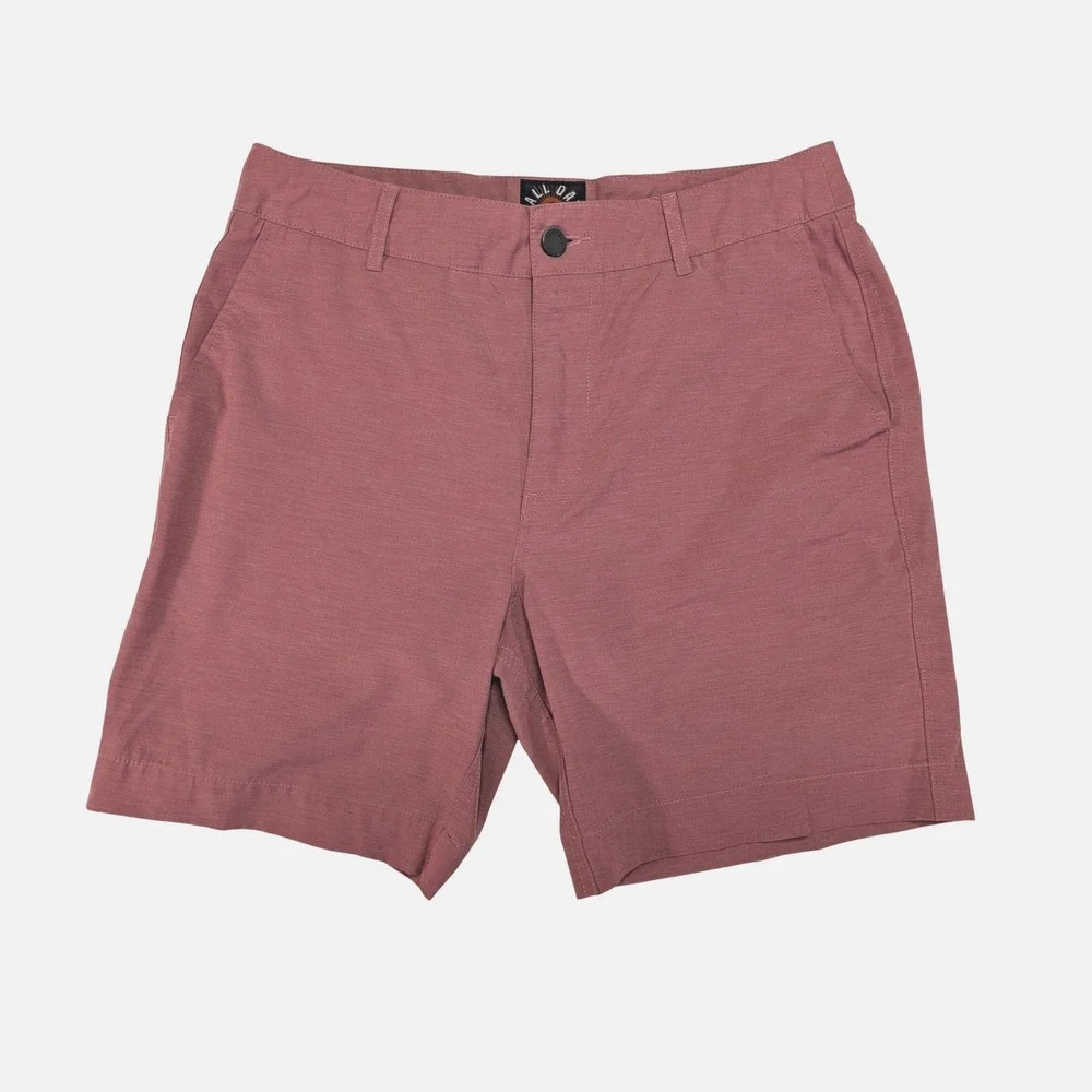 Faherty All Day Shorts 2.0 Mens 30 Rose Pink 7in Hybrid Swim Stretch