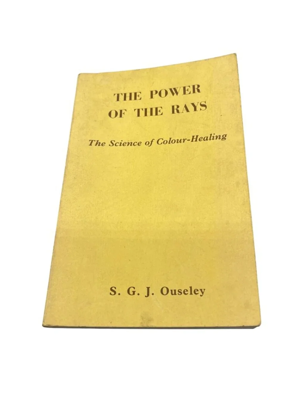 The Power Of The Rays By S.G.J. Ouseley Paperback The Science Of Colour-READ