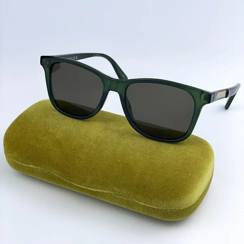 SALE! NEW Gucci GG0936S 003 Green Brown Square Men Sunglasses
