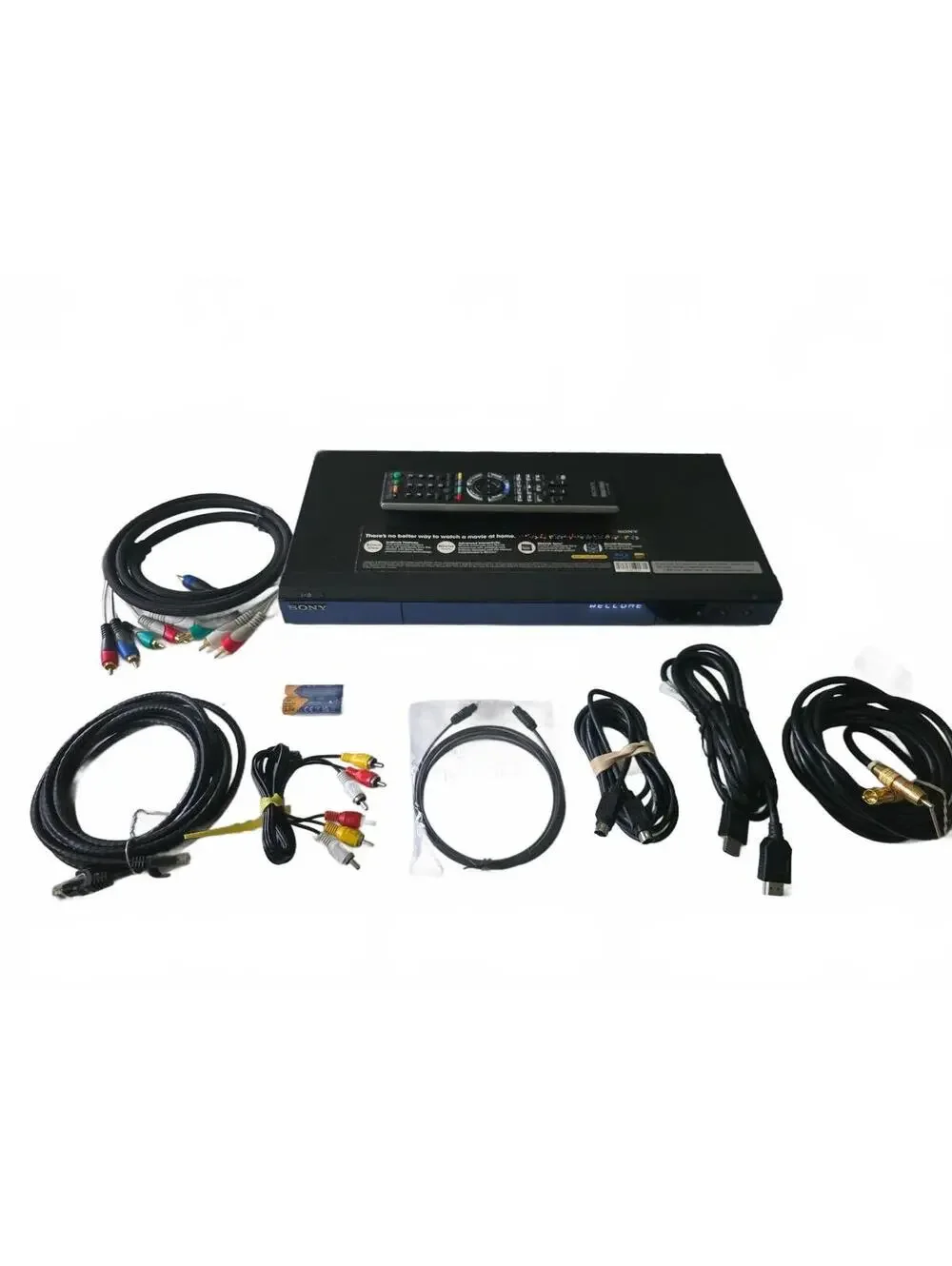 Sony BDP-BX1 Blu-ray Player with Remote and All Connecting Cables Bundle
