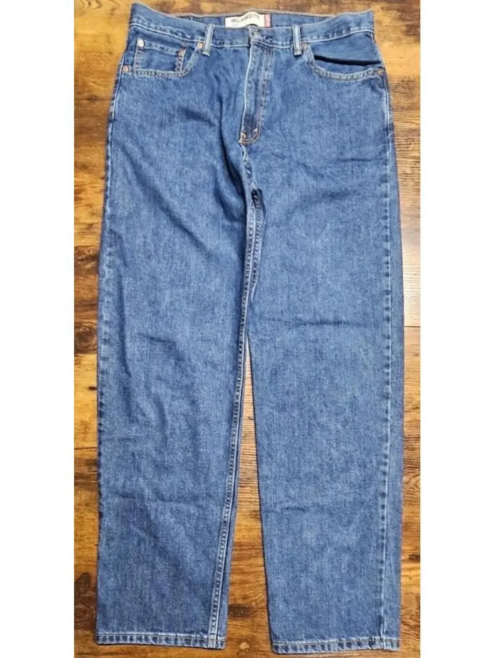 VTG Levi’s 550 Relaxed Fit Jeans Brown Tab Men’s 36x34 Blue Denim Y2K‎