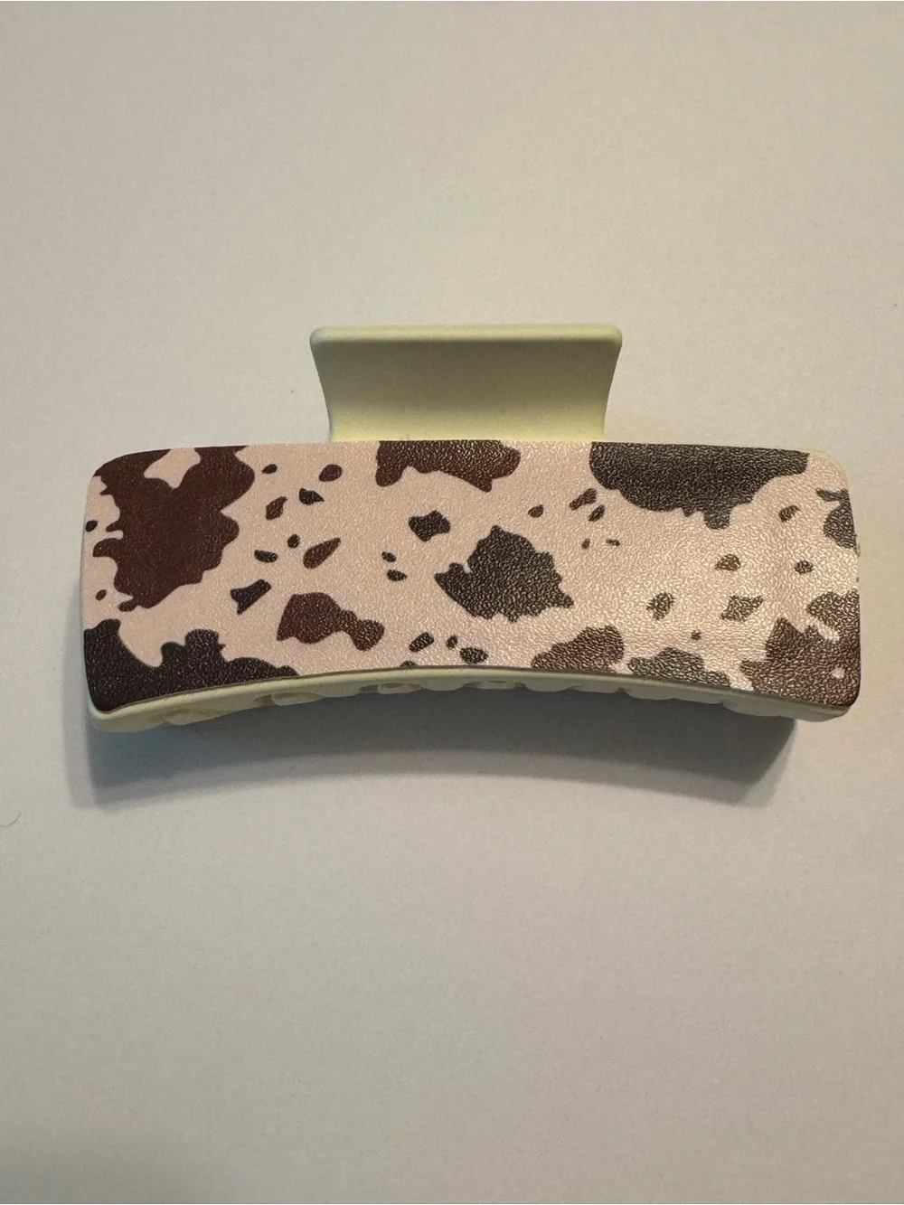 Country Western Cow Print Boho Claw Clip