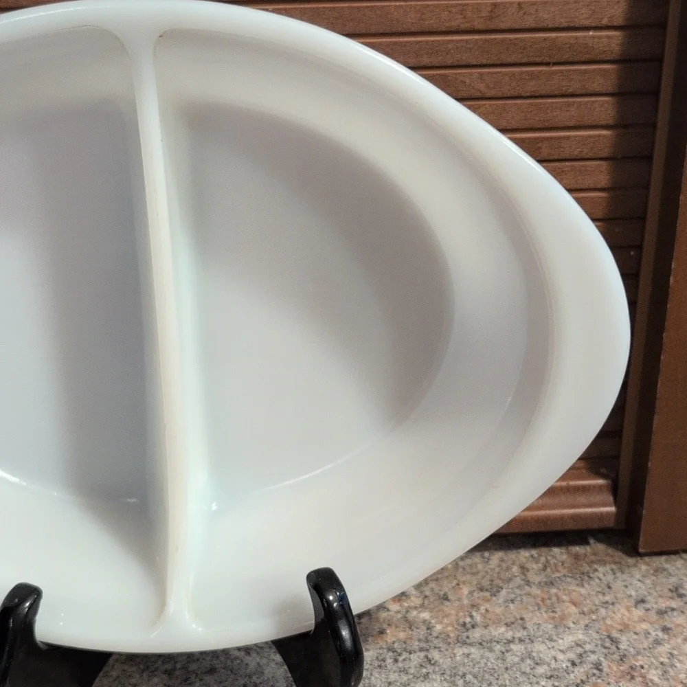 Glasbake vintage white
