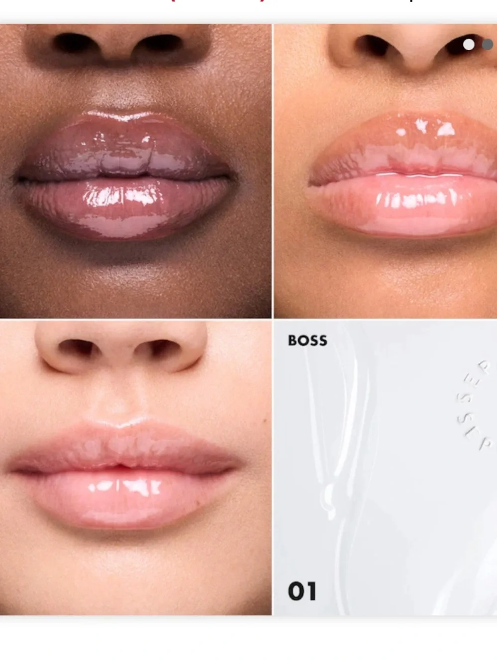 Sephora Boss Clear Glossed Lip Gloss — Transparent Shine