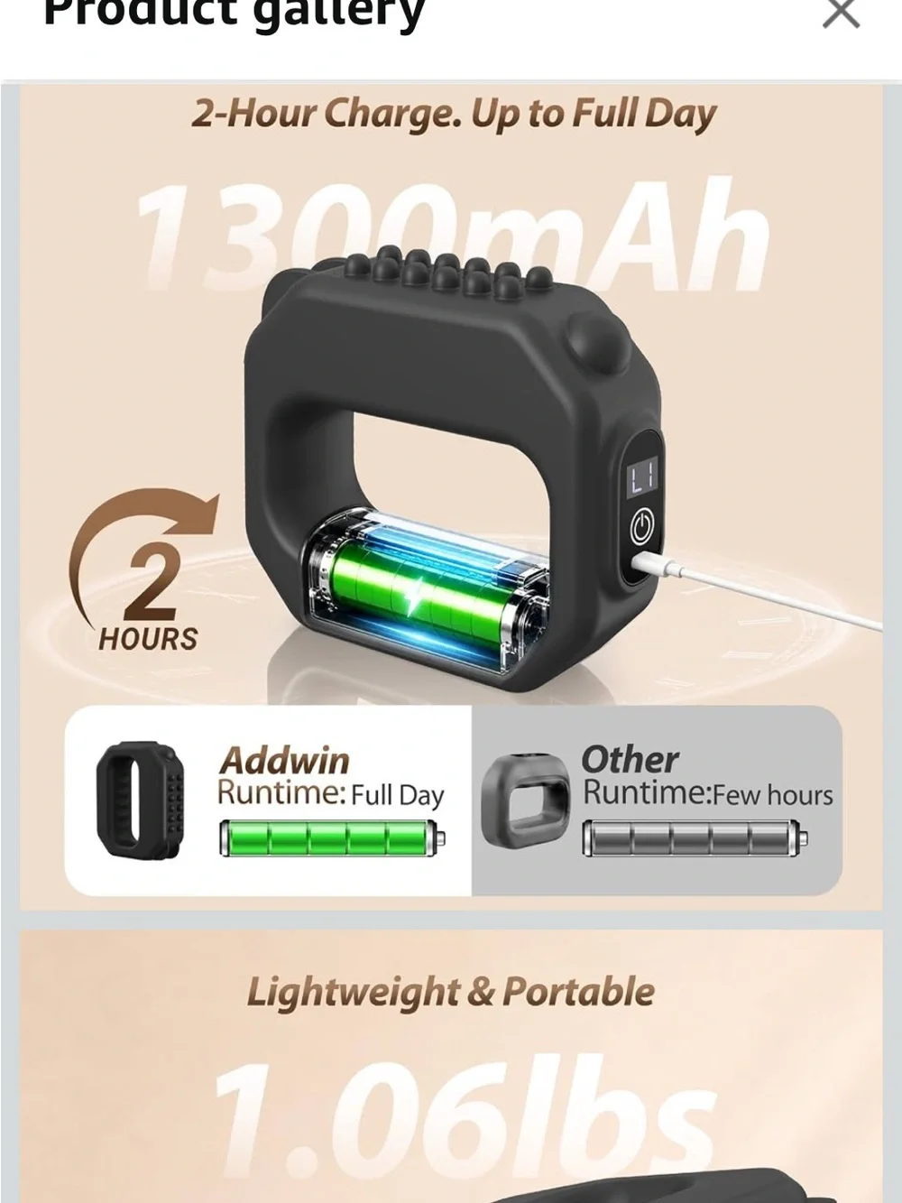AddWin inch compact ring