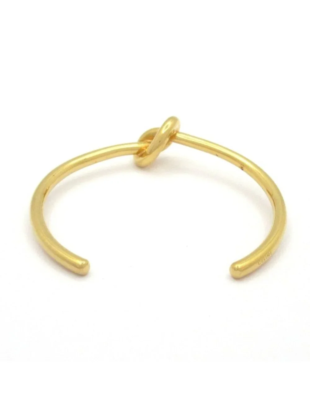 Celine Bangle Knot Extra Thin Bracelet Gold