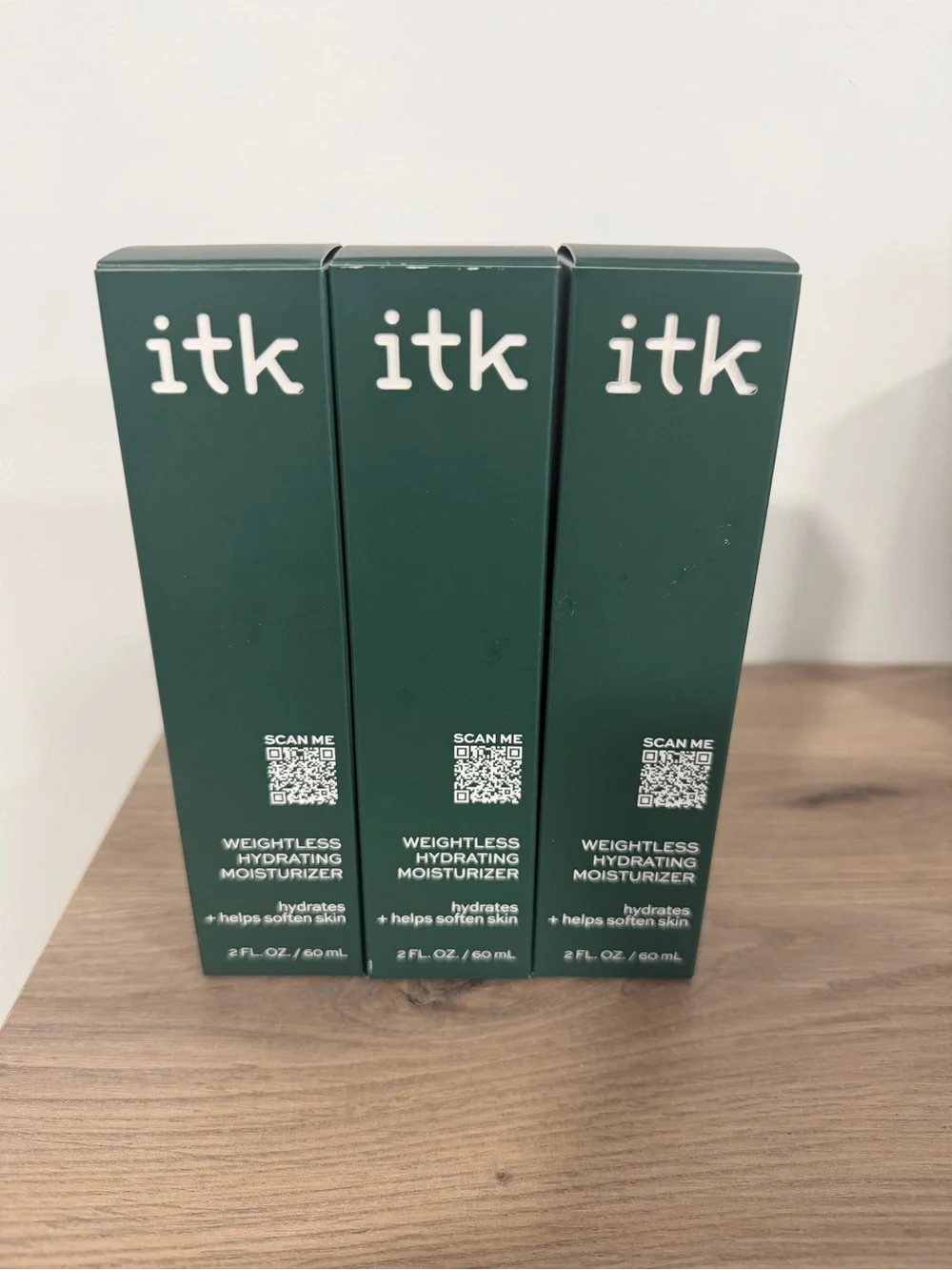 Itk Weightless Hydrating Moisturizer — Deep Green 3 pack