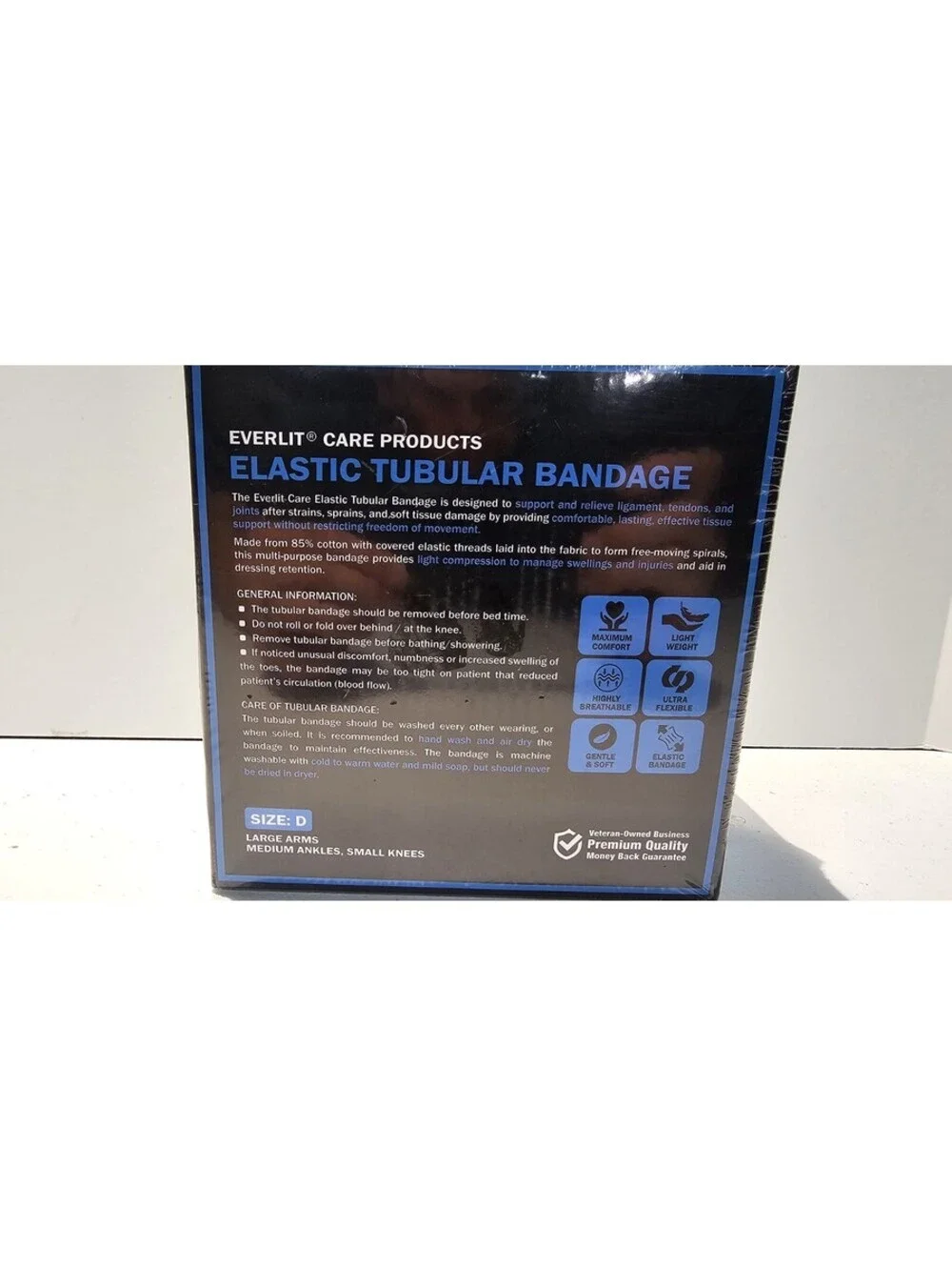 Everlit Care Elastic Tubular Bandage Size D 3