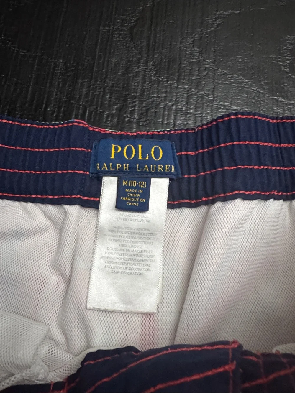 Polo by Ralph Lauren Red Tropical Print Shorts