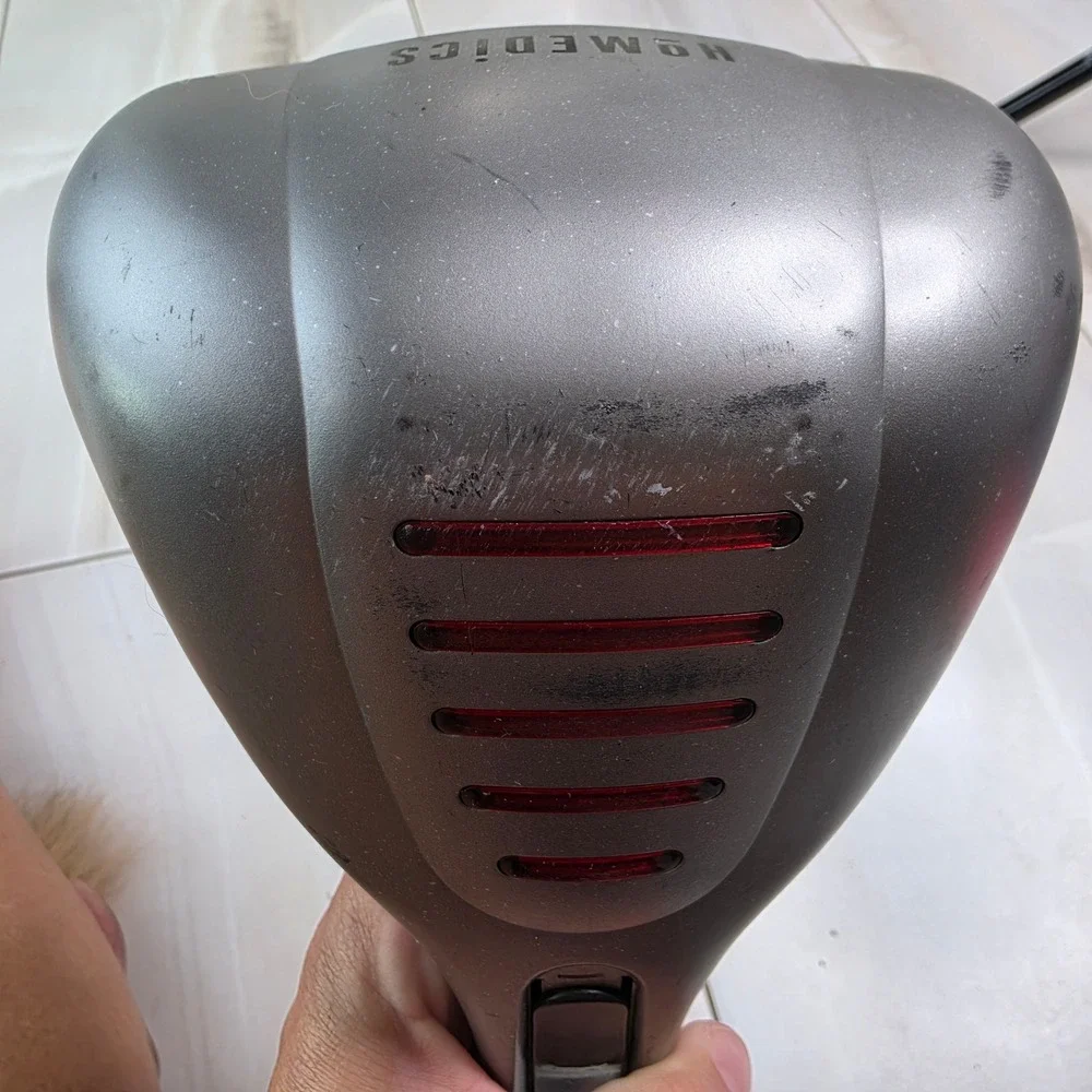 HoMedics PA-1HW Percussion Massager with Heat Dual Head Handheld Deep Tissue  T1