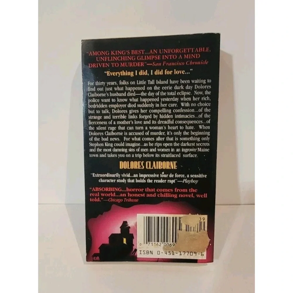Dolores Claiborne By Stephen King Signet Paperback Book‎ 1993