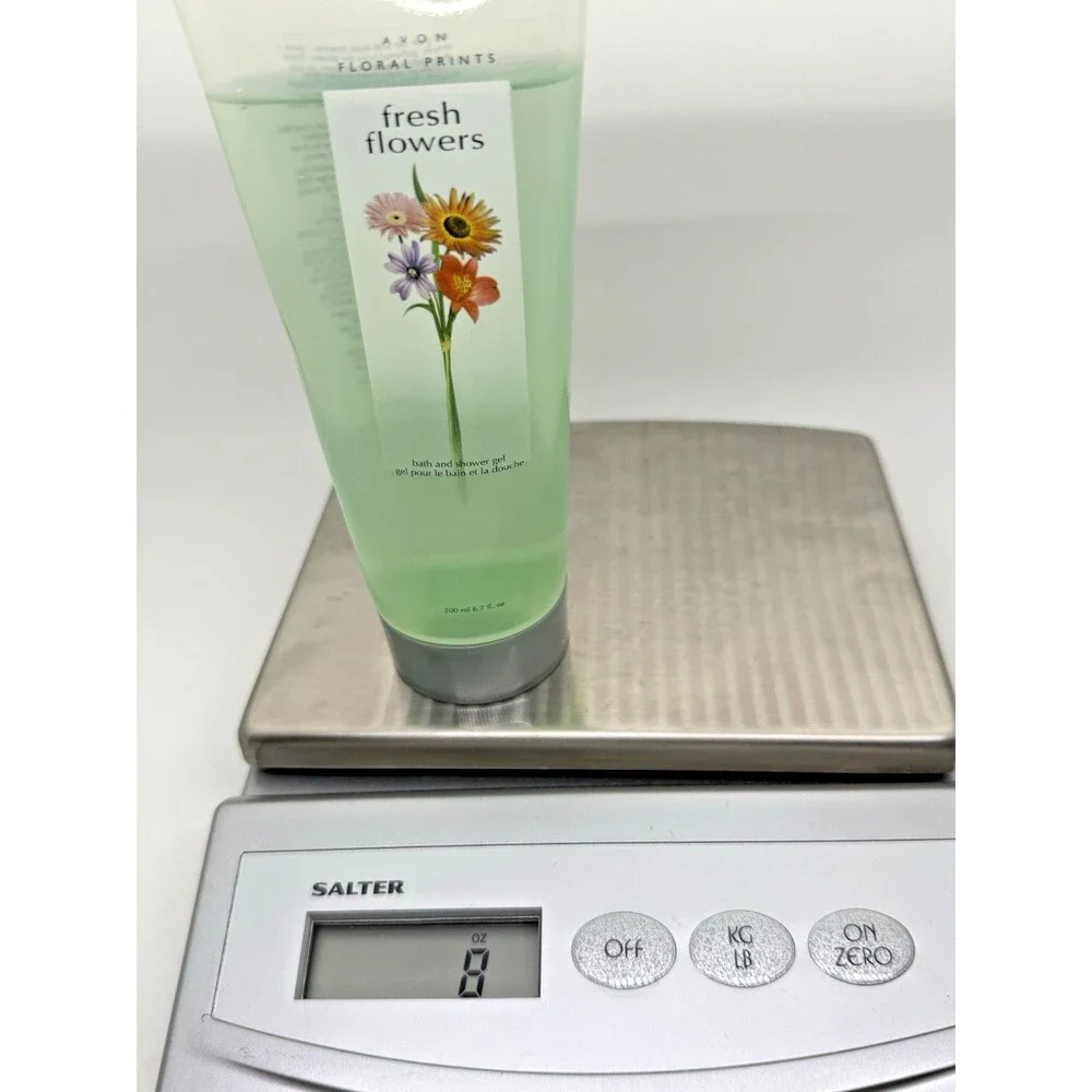 AVON Floral Prints‎ Bath Shower Gel Fresh Flowers 6.7 Oz 200mL Retired New 2006