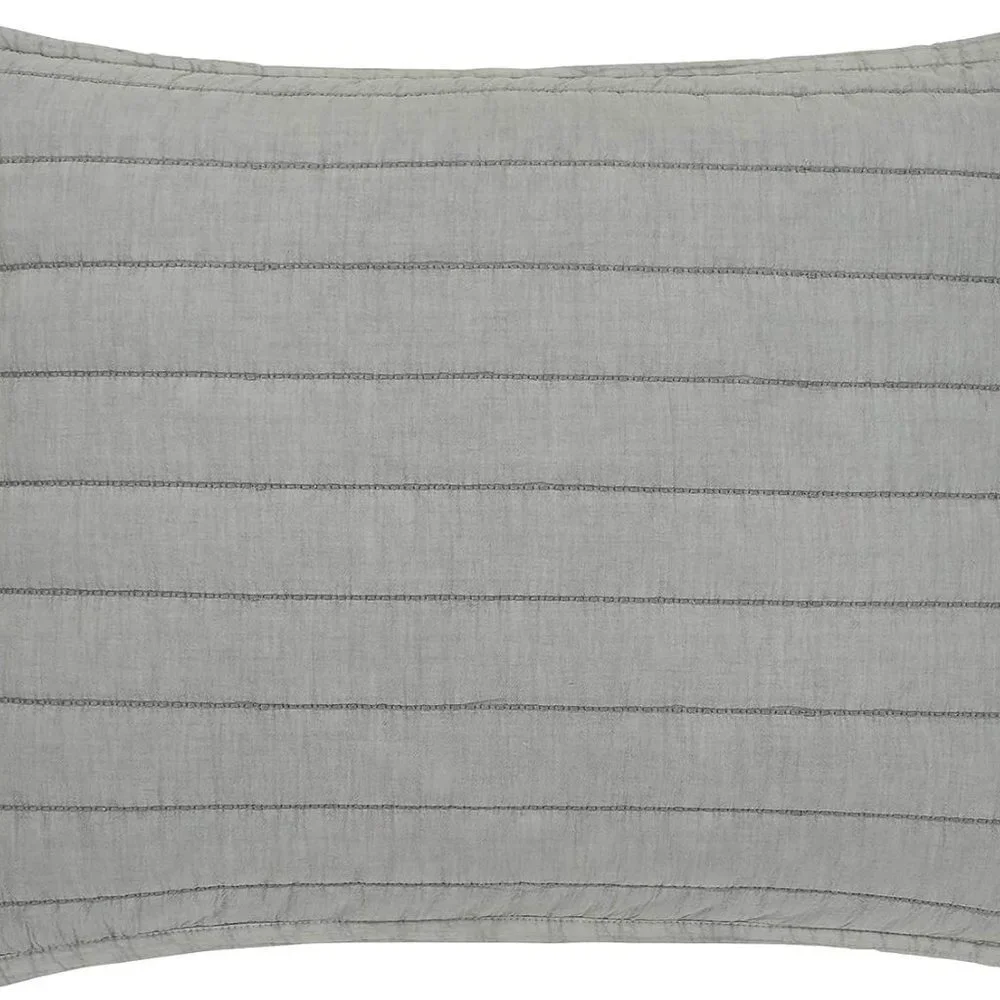 ELLEN DEGENERES Quilted European Pillow Sham - Marmont Chambray 1-PC 26x26 NWT