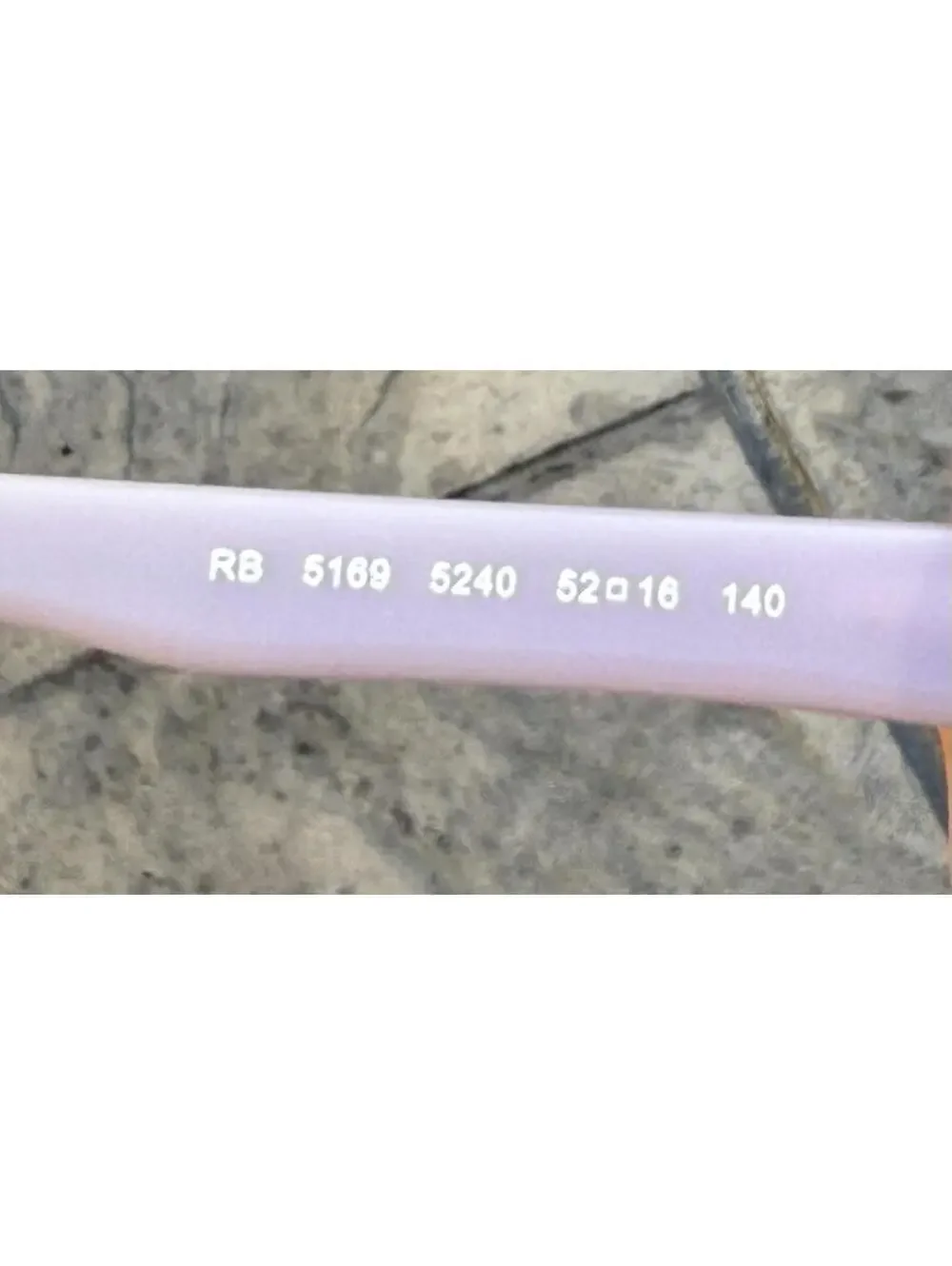 RAY-BAN RB5169 5240 Eyeglasses  52-16-140  Tortoise Purple Glasses Frames Only ￼