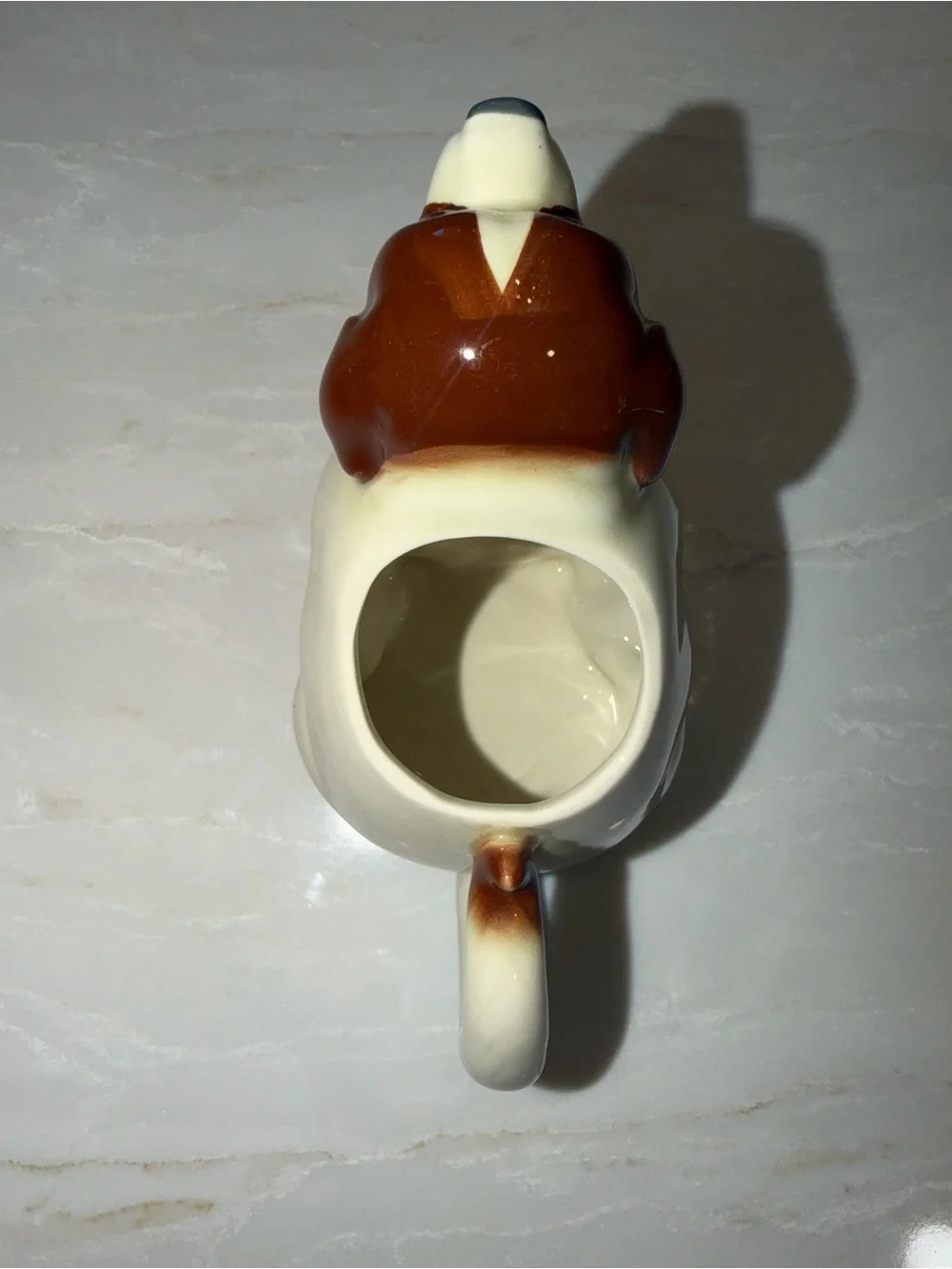 Vintage Quon-Quon ceramic dog set creamer/sugar bowl