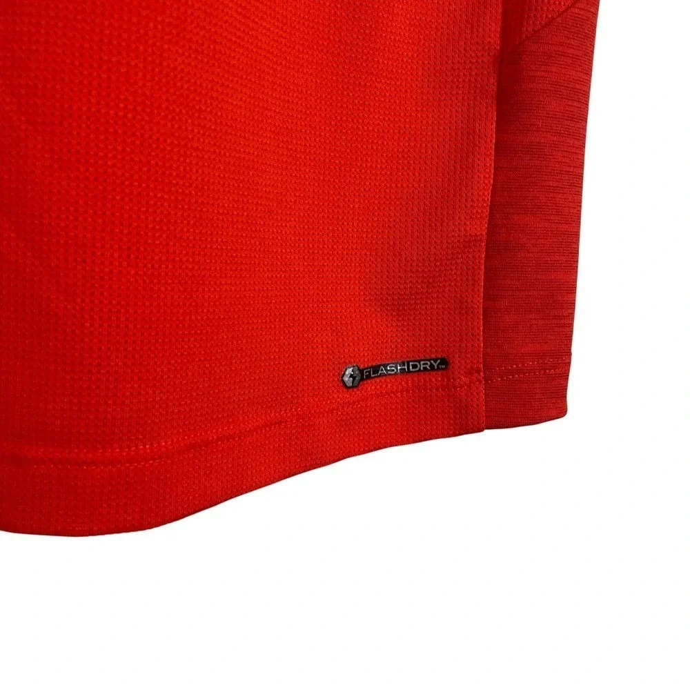 The North Face Mens Medium Burnt Orange Short Sleeve FlashDry‎ Athletic T-Shirt