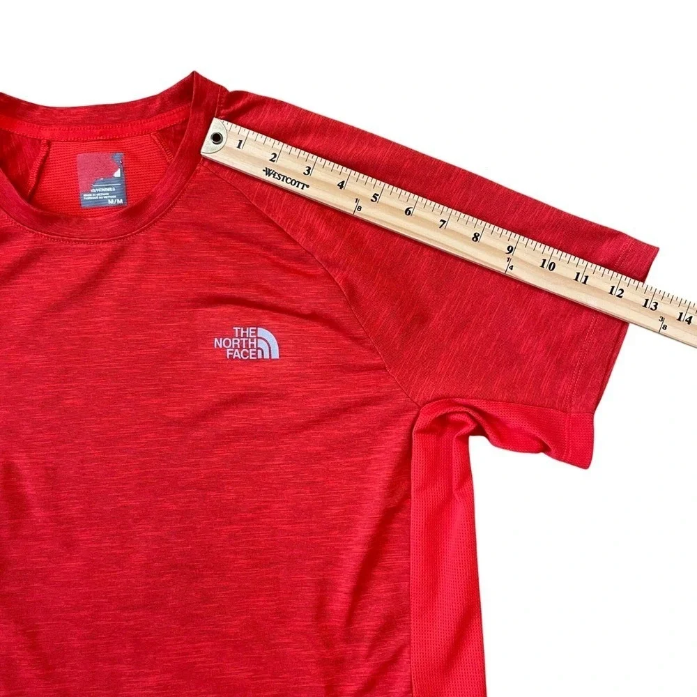 The North Face Mens Medium Burnt Orange Short Sleeve FlashDry‎ Athletic T-Shirt