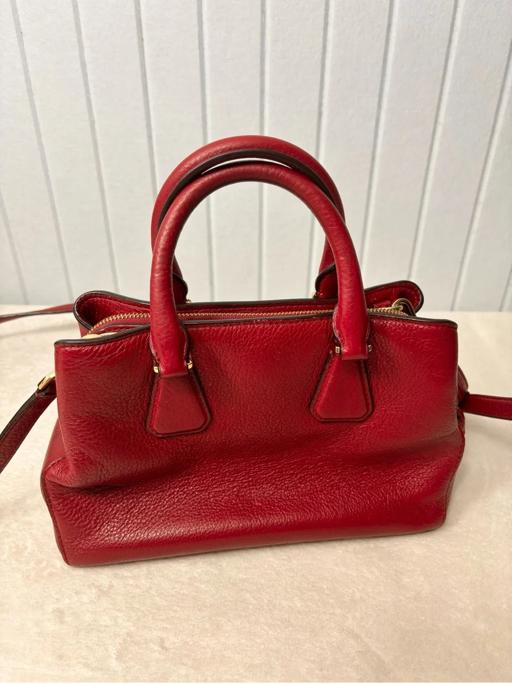 Michael Kors structured leather
