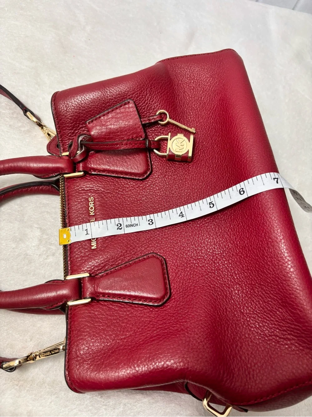 Michael Kors structured leather