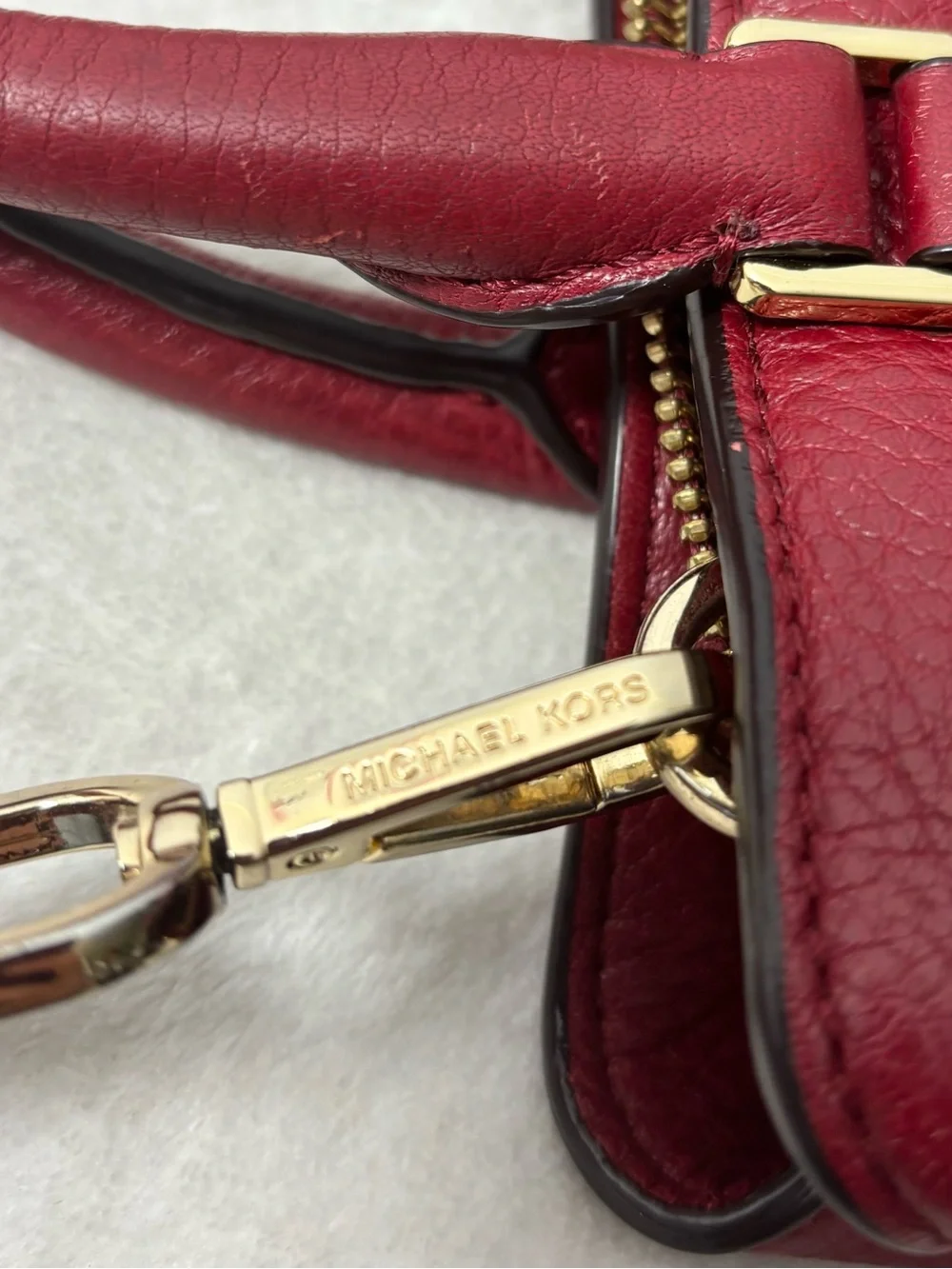 Michael Kors structured leather