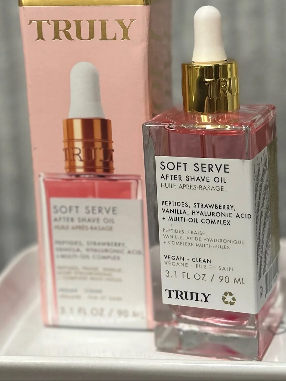 NIB TRULY Soft Serve After Shave Oil Full Size