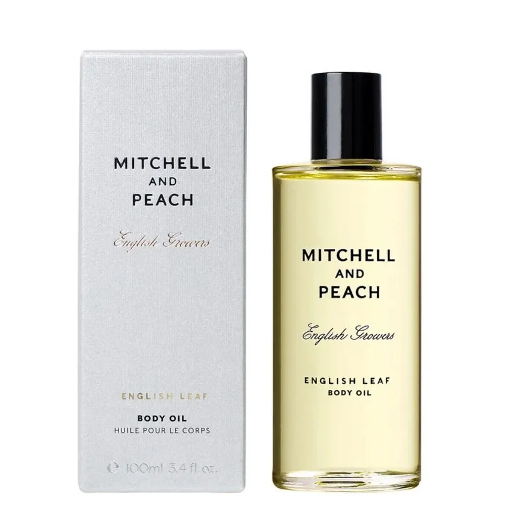 NIB Mitchell and Peach‎ Eglish Leaf Body Oil - 100ML / 3.4 fl oz  ***Item: C5