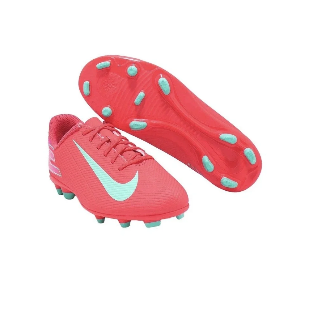 NEW Nike JR Vapor 16 Club FG/MG‎ Ember Glow Kids Youth Soccer FQ8286-800 5.5 Y