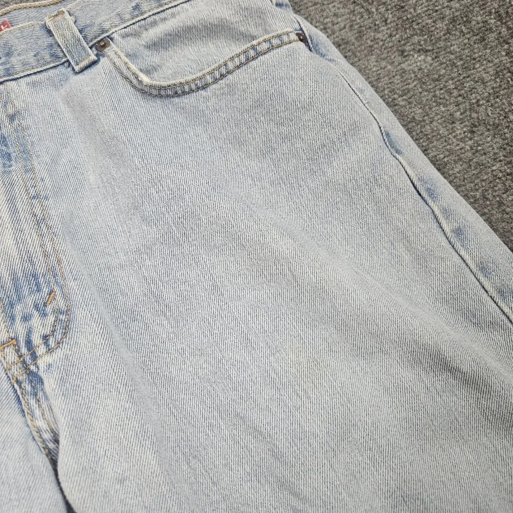 y2K Levis 550 Jeans‎ 36x34 Light Wash Distressed Frayed Grunge Baggy Denim