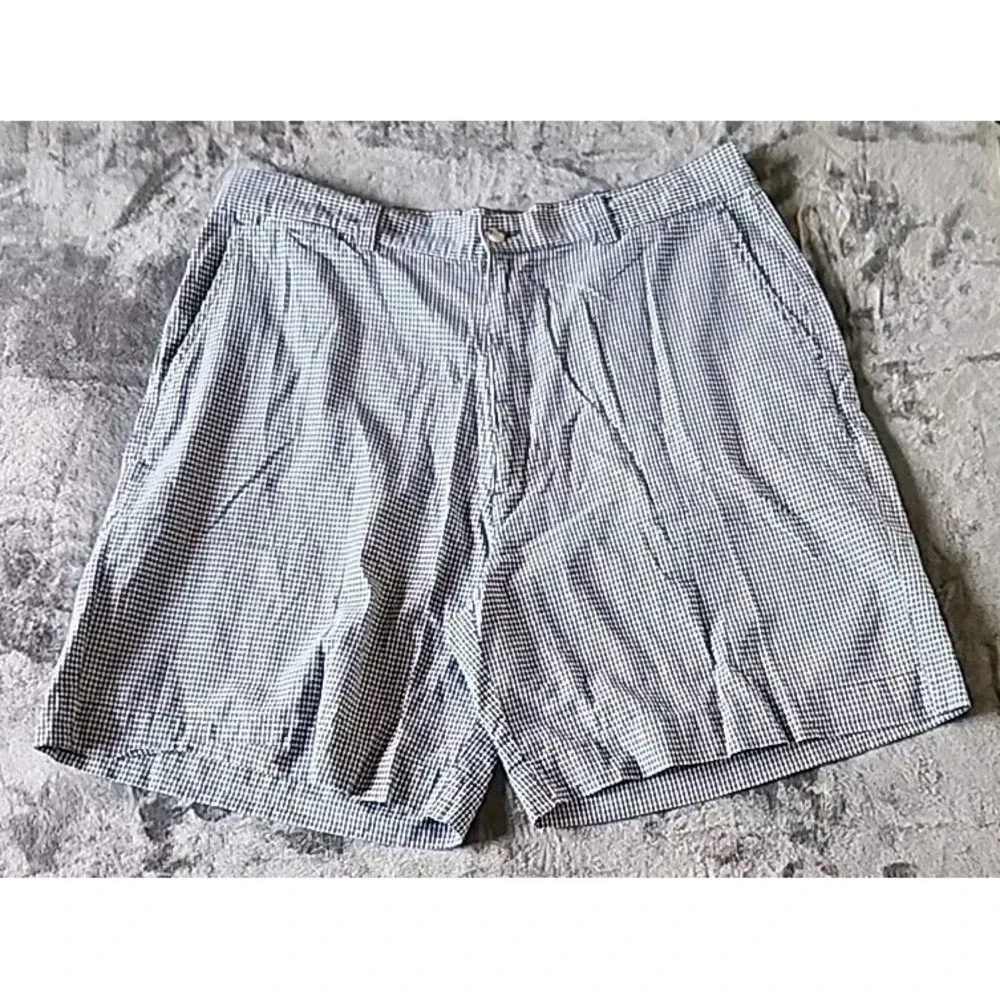 Polo by Ralph Lauren Mens  Plaid Cotton Chino Bermuda Shorts Golf Resort Size 36