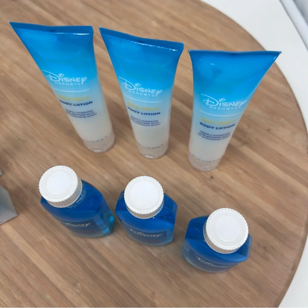 12‎ Disney H2O Beauty Sea Salt Resort Spa Soap Lotion Mouthwash lot.