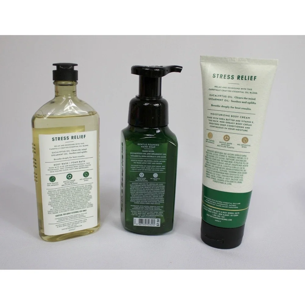 Bath & Body Works all wash message