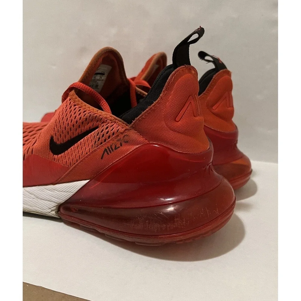 Men's Nike Air Max 270‎ Model AH8050-601 Habanero Red White Size 11